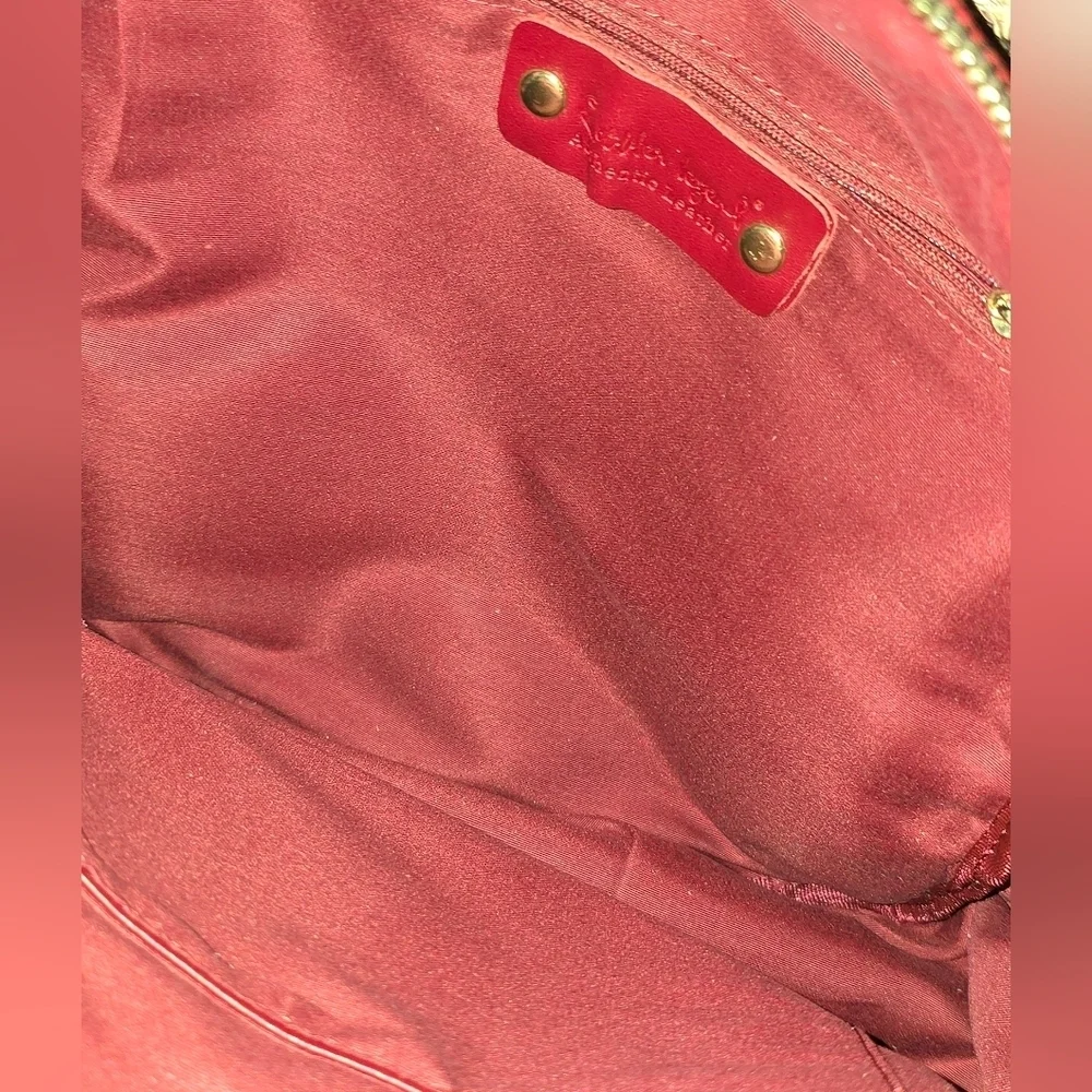 Cobbler Legend Colorful Patchwork Leather Backpack Retro Purse Bag